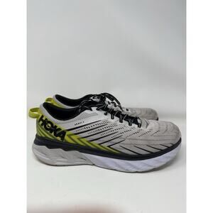 Hoka One One Mens Arahi 4 1106475 NCAN White Running Shoes Sneakers Size 12.5 2E